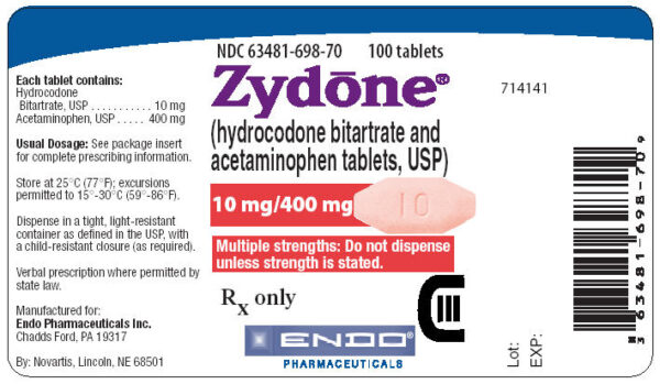 KØB ZYDONE 10 MG